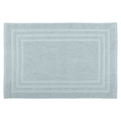 Lovely Casa - Tappetino da bagno – Dimensioni 45 x 70 cm – 100% Cotone Biologico – Colore Cielo – Modello Laguna – Morbido e Confortevole – Ideale per il Bagno