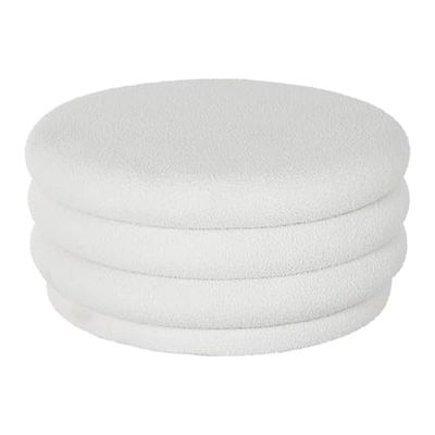 MESA CENTRO POLIESTER 79X79X38 TAPA BLANCO