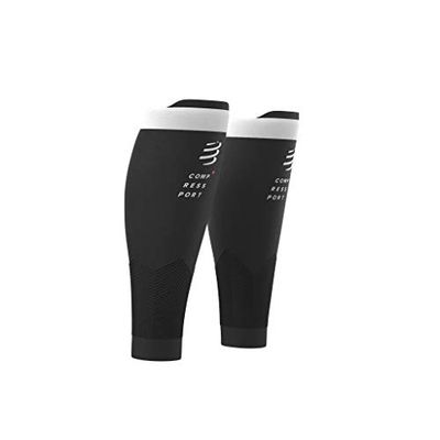 COMPRESSPORT Mixte R2v2 Manchon de Compression Mollets, Noir, T1 EU