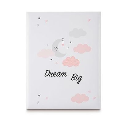 Hama Foto-album (inschuifbaar, intrekbaar, fotoalbum, 100 pagina's, 10 x 15 cm, voor boeken, kindercadeau, wit