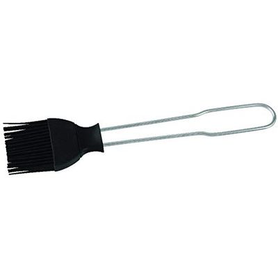 Fackelmann 42752 Pinceau à pâtisserie Acier Inoxydable/Silicone Noir/Argent 21 x 4 cm