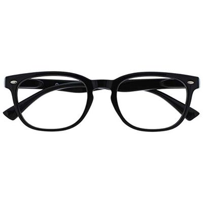 OPULIZE Nero Lettori Stile Gregory Peck Uomo Donna R14-1 +3,50-50 Gr
