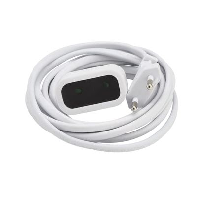 Extensão 2P 6A 2X0,75 Mm² Ho3Vv-H2-F 3M branco