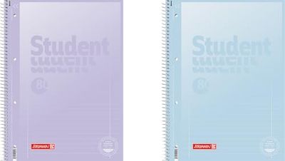 Brunnen Collegeblock Premium Student Pastell 2" A4 Pastel