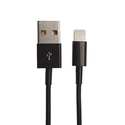 APM 570359 USB-A/Lihtnin kabel, mannelijk/mannelijk, voor chare en synchronisatie, 1,5 m lengte, compatibel met Apple-apparaten en tablets, zwart