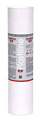 Plastiline 5755T - Tube of Plastiline - Modeling Dough, High Precision - Modeling, Sculpting, Molding - Hardness 55 (medium) - 5 kg - Dark gray shade. Made in France