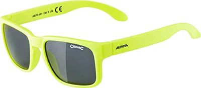 ALPINA Unissexo - crianças, óculos de sol MITZO, Neon Yellow Matt, One Size