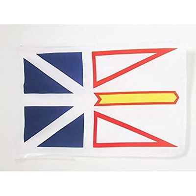 AZ FLAG Drapeau Terre-Neuve-et-Labrador 45x30cm - PAVILLON Canadien - Canada 30 x 45 cm Haute qualité