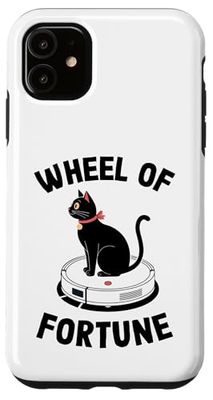 Wheel Of Fortune Cat Joke Robot Vacuum Cleaner Cat Case for iPhone 11