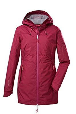 killtec Women's Giacca funzionale/giacca outdoor con cappuccio KOS 54 WMN JCKT, dark rose, 36, 39169-000