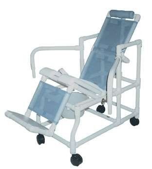 Dura-Tilt Reclining Shower Co mmode Chair