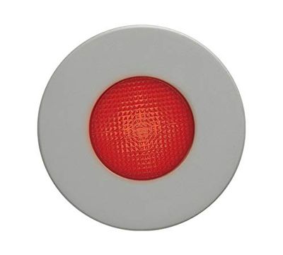 Daisalux lyra - Baliza lyra r/r led.rojo transparente 230 inoxidable