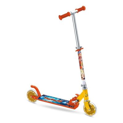 MONDO- Alu Scooter Dragonball Toys Monopattino 2 Ruote Pieghevole in Alluminio con pedana Extra Grip e Manubrio Bambina Dragonball-28705, Multicolore, Regolabile, 288705