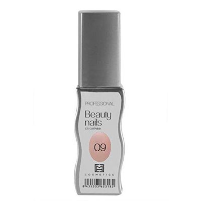 MH Cosmetics Gel Polish Semipermanent 009 Pink mit Funkeln, 1er Pack (1 x 10 ml)
