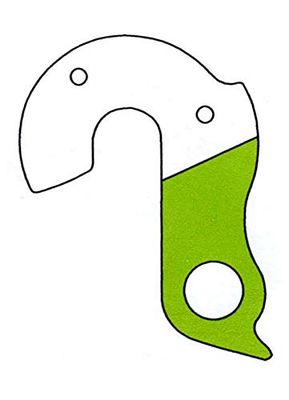 Cicli Bonin Unisex Volwassen Ac 80064 Aluminium Derailleur Hanger - Zilver, One Size