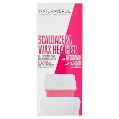 Naturaverde | PRO - Scalda Cera per Ceretta Rullo, Scaldacera Elettrico Universale per Ricariche a Rullo, Scalda Cera per Cera a Caldo, Scalda Cera per Ceretta a Caldo