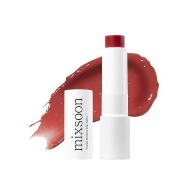 mixsoon veganskt smältande läppbalsam (torkad rosa) 0,14 oz / 4,1 g
