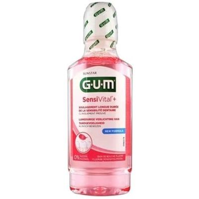 Sunstar iberia 6080 Gum SENSIVITAL+ KOLUTORIO 500 ML. Przeznaczenie Codzienne, Czarny, Standardowy