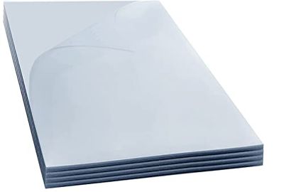 Albyco Glänsande genomskinliga filtar, 0,18 mm/180 mikron tjocklek, A4-format, 210 x 297 mm, PVC-filt, bindningsfilt, PVC-tallrikar, filtplattor