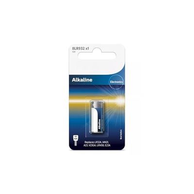 Batería LR23A de 12V, Tipo alcalina, para Dispositivos electrónicos, Controles remotos y Sistemas de Seguridad.