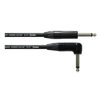 CORDIAL CABLES Câble guitare jack droit/coudé 3 m CÂBLES INSTRUMENT Select Jack droit/coudé