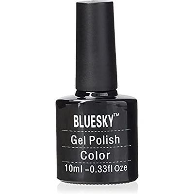 Bluesky Smalto Per Unghie Gel, Ruby Royal, Blz51, Rosso, Rosa, Buio, Luccichio (Per Lampade Uv E Led) - 10 Ml