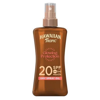 Hawaiian Tropic Skyddande torr sprayolja LSF 20, 200 ml, 1-pack (1 x 200 ml)