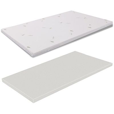 Surmatelas 120x200 - épaisseur 3 cm, mémoire de forme, déhoussable en AloeVera.