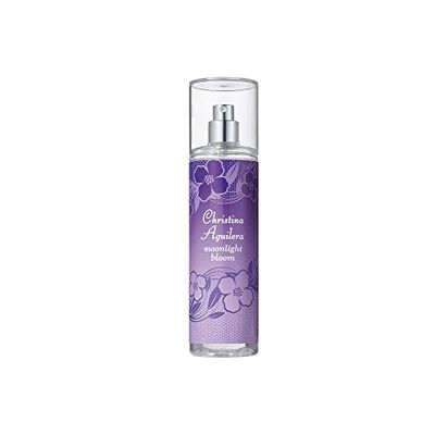 Christina Aguilera Moonlight Bloom, Brume pour le Corps, Brume Parfumée, Brume Corporelle Parfumée aux Notes Fuitées-Orientales, Cadeau Femme