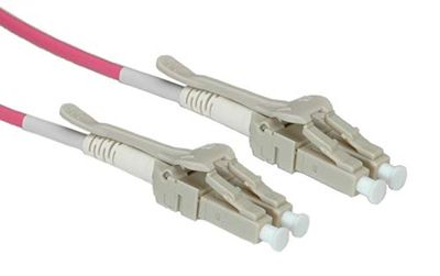 ROLINE glasvezelkabel 50/125µm OM4, LC/LC, Low-Loss connector, violet, 1 m