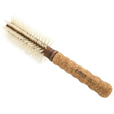 Ibiza Hair - Spazzola rotonda - Legno Sughero Eco - B3 Naturale - Professionale - Fatto a mano - Medium