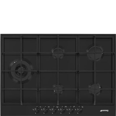 Gas hob with 5 burners from Smeg Classica - PV375LMB