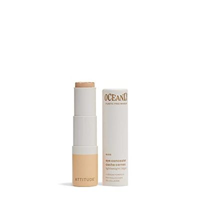 ATTITUDE Oceanly Cache Cernes, EWG Verified, Anti Cerne Hydratant, Ingrédients d'Origine Naturelle, Correcteur Végane, Nude, 5.7 g