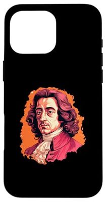 Baruch Spinoza 80s Retro Case for iPhone 16 Pro Max