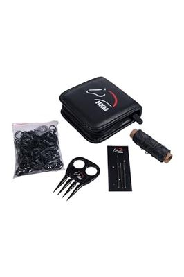 HKM Mane braiding Set-100011200.0001 Styling accessoire Zwart One Size