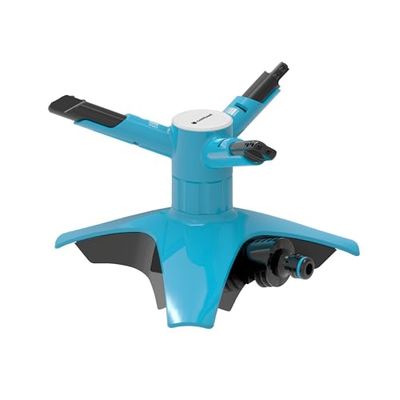 Cellfast Arroseur Circulaire Arroseur De Jardin pour Pelouse Fleurs Plantes 12 Buses Ergo
