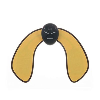 InnovaGoods® Glute and Cervical Electrostimulator Patch Shobock, Relaxing and Toning, Ideal for Massaging Muscles, 15 Levels of Intensity, 6 Operating Modes, Includes Remote Control. (In Swedish: Inno