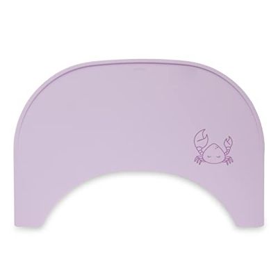 Hauck Tovaglietta Bambini Tray Mat - Tovaglietta Silicone 100% Uso Alimentare per Seggiolone e Tavolo - Resiste fino a 220°, Facile da Lavare - Lavanda