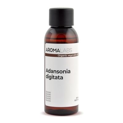 Aroma Labs - Baobab BIO - Huile Végétale Vierge et Certifiée Cosmos - 50 mL