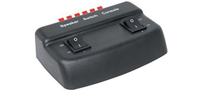 AV Link 128.559 Selector de altifalantes (50 W, 2 portas), preto