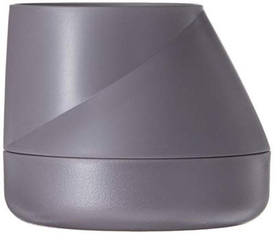 QUALY Oasis Hill QLX20001-GY - Vaso da fiori con sistema di auto-irrigazione, colore: grigio, S
