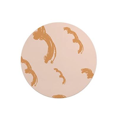Questo Casa, Tapis de Souris Rond imprimé numérique avec Fond antidérapant pour Bureau et Maison Diamètre 22 cm