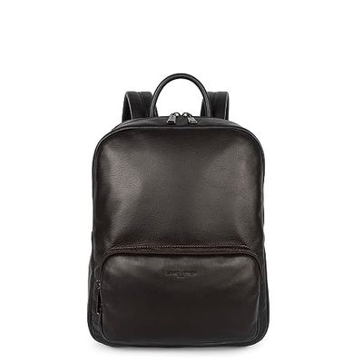 Lancaster Soft Vintage Homme, Bolso para Hombre, Marron