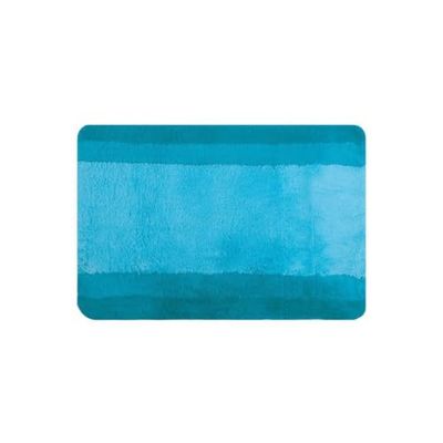 Spirella Tapis de Bain Polyester Balance 70x120cm Bleu Turquoise