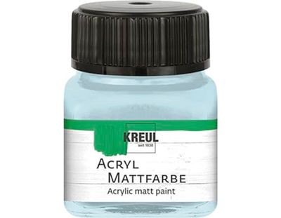 KREUL - Peinture acrylique mat bleu glace 20 ml, couleur (K75264)