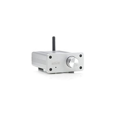 Amplificatore Ricevitore Bluetooth - Marmitek BoomBoom 460 - aptX - 2x 20W RMS - Ingresso AUX - Connessione Altoparlante Passivo - Controllo Volume - Collega i Tuoi Vecchi Altoparlanti - Argento