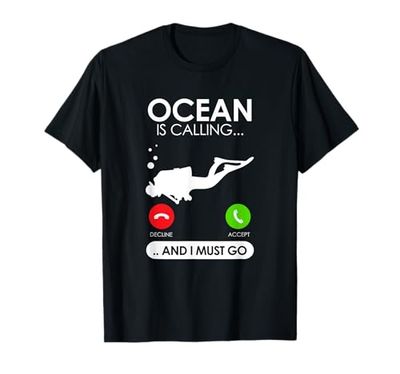 L'oceano sta chiamando e devo andare a progettare sott'acqua Maglietta