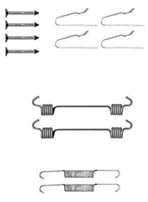 HELLA PAGID 8DZ 355 201-811 Conjunto de acessórios, pastilhas de travão de estacionamento X0169 Sistema de travagem ZF, por exemplo. MerceDES-BENZ