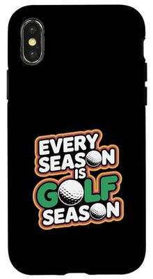 Every Season Is Golf Season Golfer Sports Hobby -------- Case for iPhone X/XS