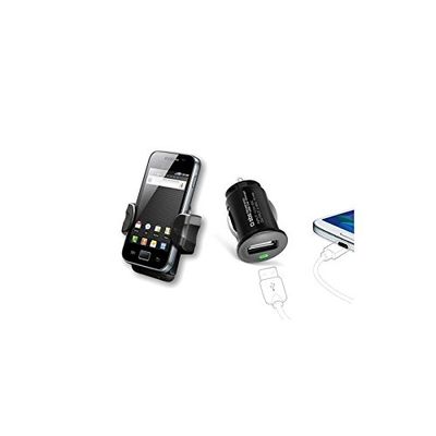 SBS TEKIT21HC mobiltelefonladdare auto svart - mobiltelefonladdare (Auto, Cigarr tändare, 5 V, svart)